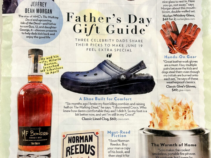 Jeffrey Dean Morgan’s Father’s Day Gift Guide in People Magazine