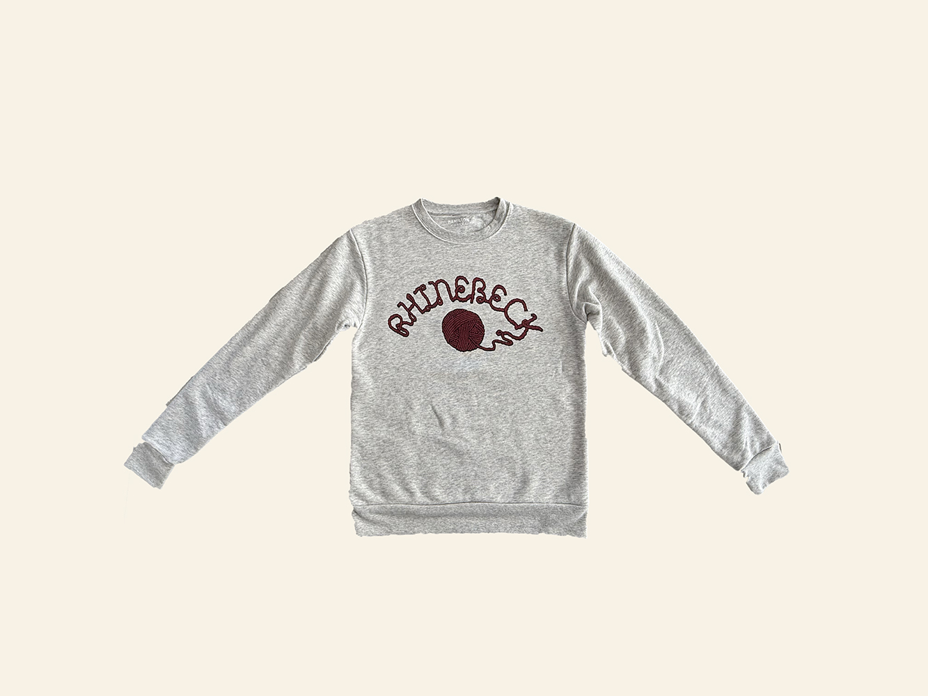 Oatmeal Yarn Crewneck