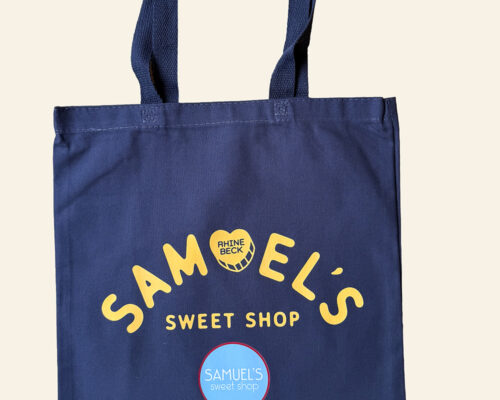Samuel's Navy Tote Bag